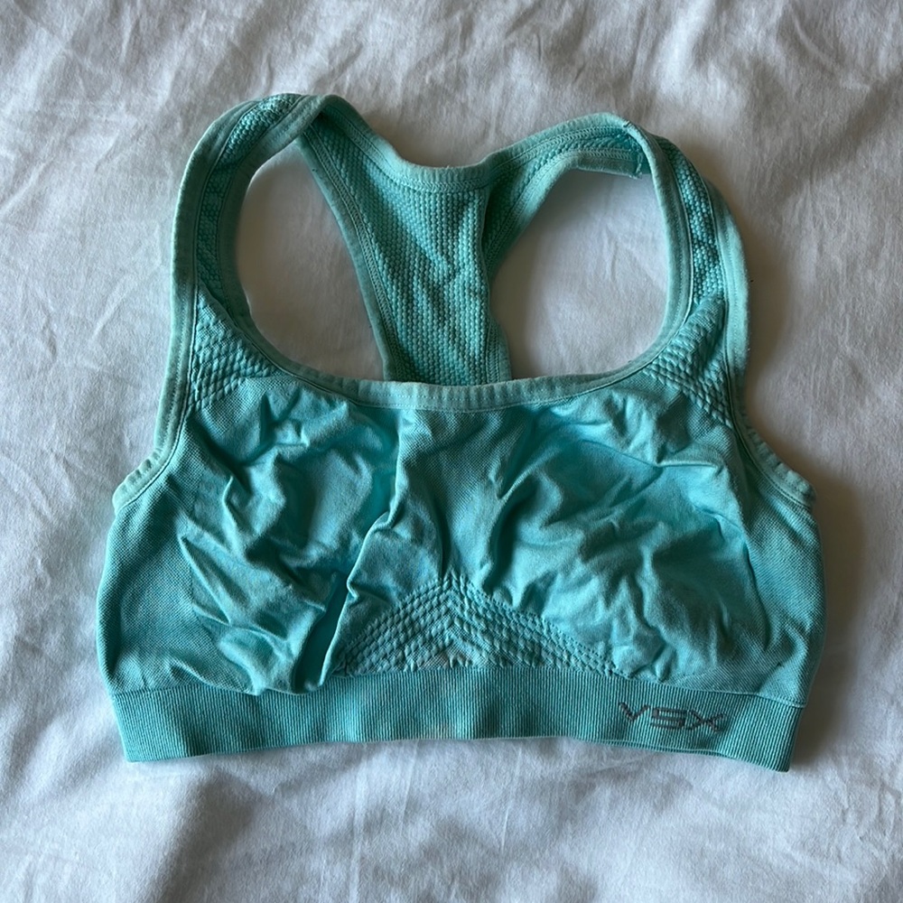 Light Blue VSX sports bra
